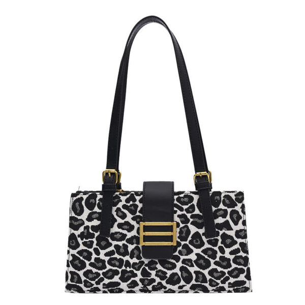 Women's leopard print tote bag