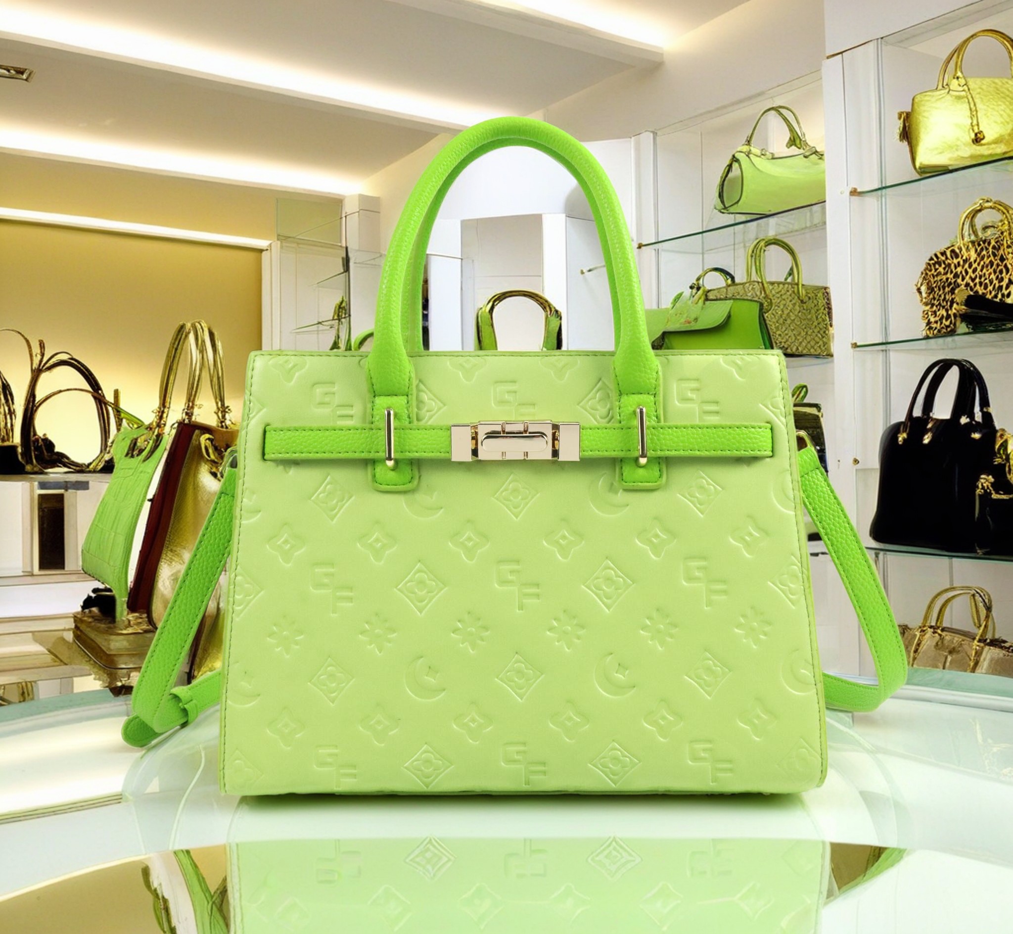 New Arrival Fashion: Elevate Your Style with a Striking Lime Green Handbag