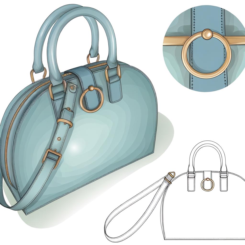 Elevate Your Style with Our Chic Pastel Blue Bag: The Ultimate Accessory for Every Occasion