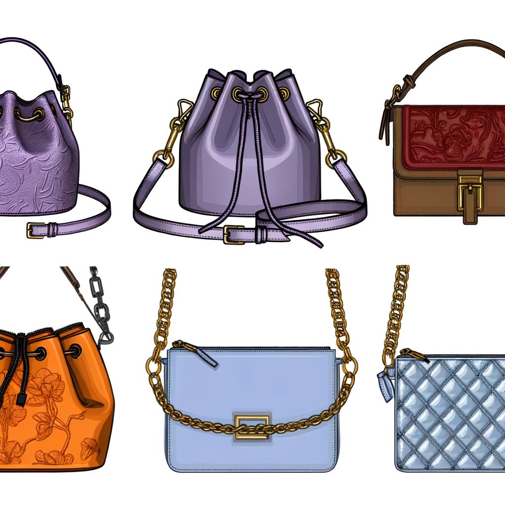 Discover the Perfect Crossbody Bag: Style Meets Functionality with Purple, Orange, and Light Blue Variants