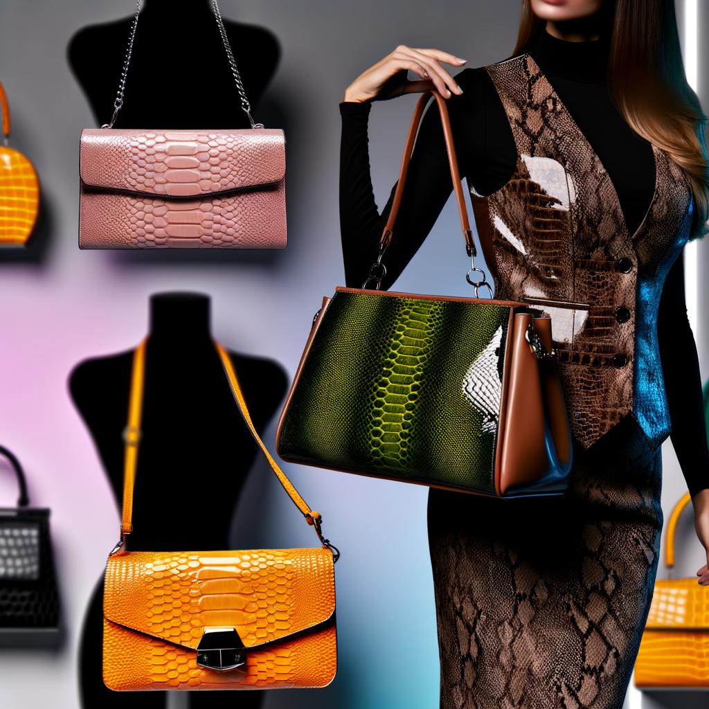 Women’s Handbags: Discover Luxury and Style with Croc-Embossed and Snakeskin Accent Designs