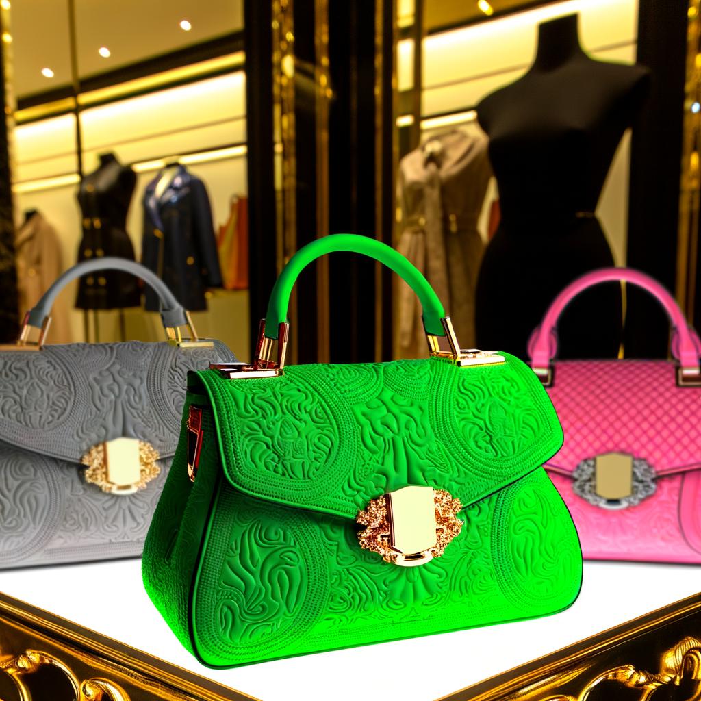 Elevate Your Style: Neon Green Embossed Women’s Bag & More Luxury Handbags