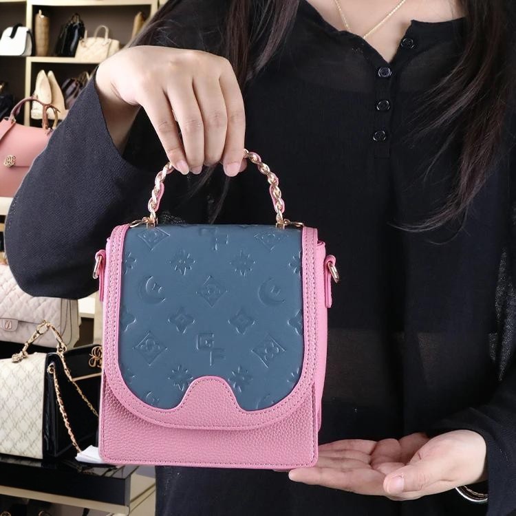 pink crossbody bag