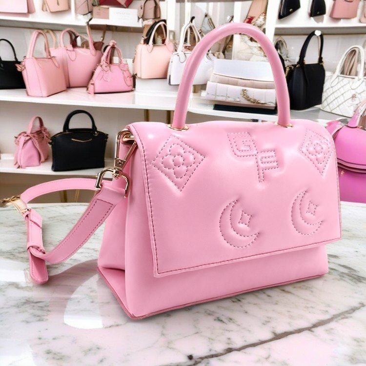 Pink crossbody bag