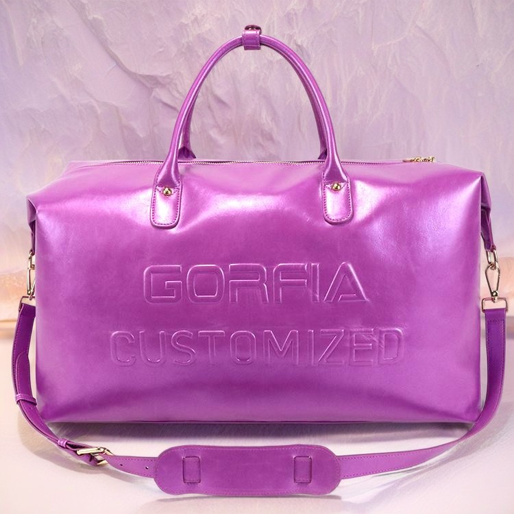 Discover the Gorfia Customized Purple Travel Bag: A Fusion of Style and Functionality