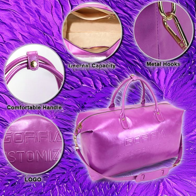 Elevate Your Style with the Purple Travel Bag by Gorfia Customize