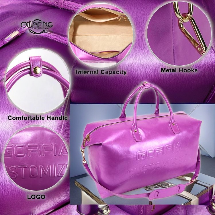 Purple travel bag purple weekender bag purple gym bag lavender luggage sets lilac suitcase