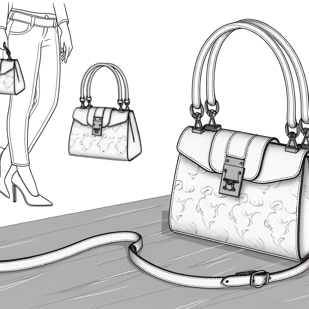 The Ultimate Mini Bag: Luxurious White Embossed Leather Handbag for Every Occasion