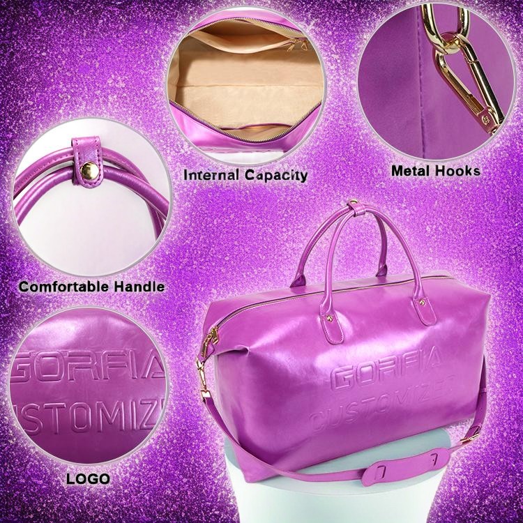 Elevate Your Travels with the Stylish and Functional Purple Travel Bag